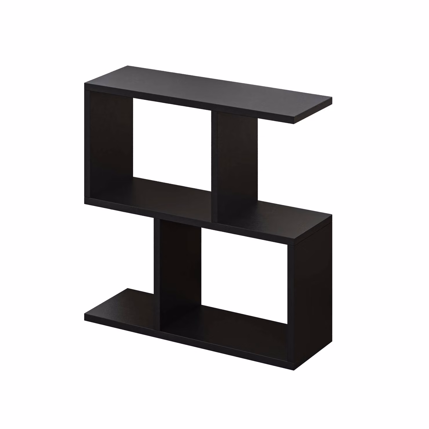 Decortie Homemania Modern 4-Compartment Side Table in Black, W/D/H: 60 x 60 x 60 cm – 2