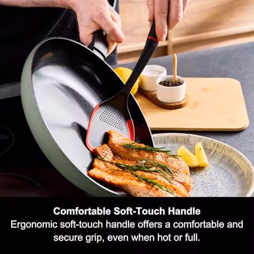 Morphy Richards Green Ceramic Non Stick Aluminium Frying Pan, 28cm – 3