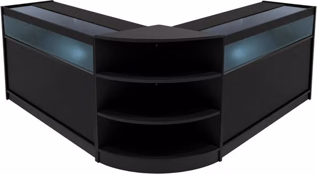 Monstershop Theseus LED Shop Counter Set LM60 and 2 x B1200 in Matt Black