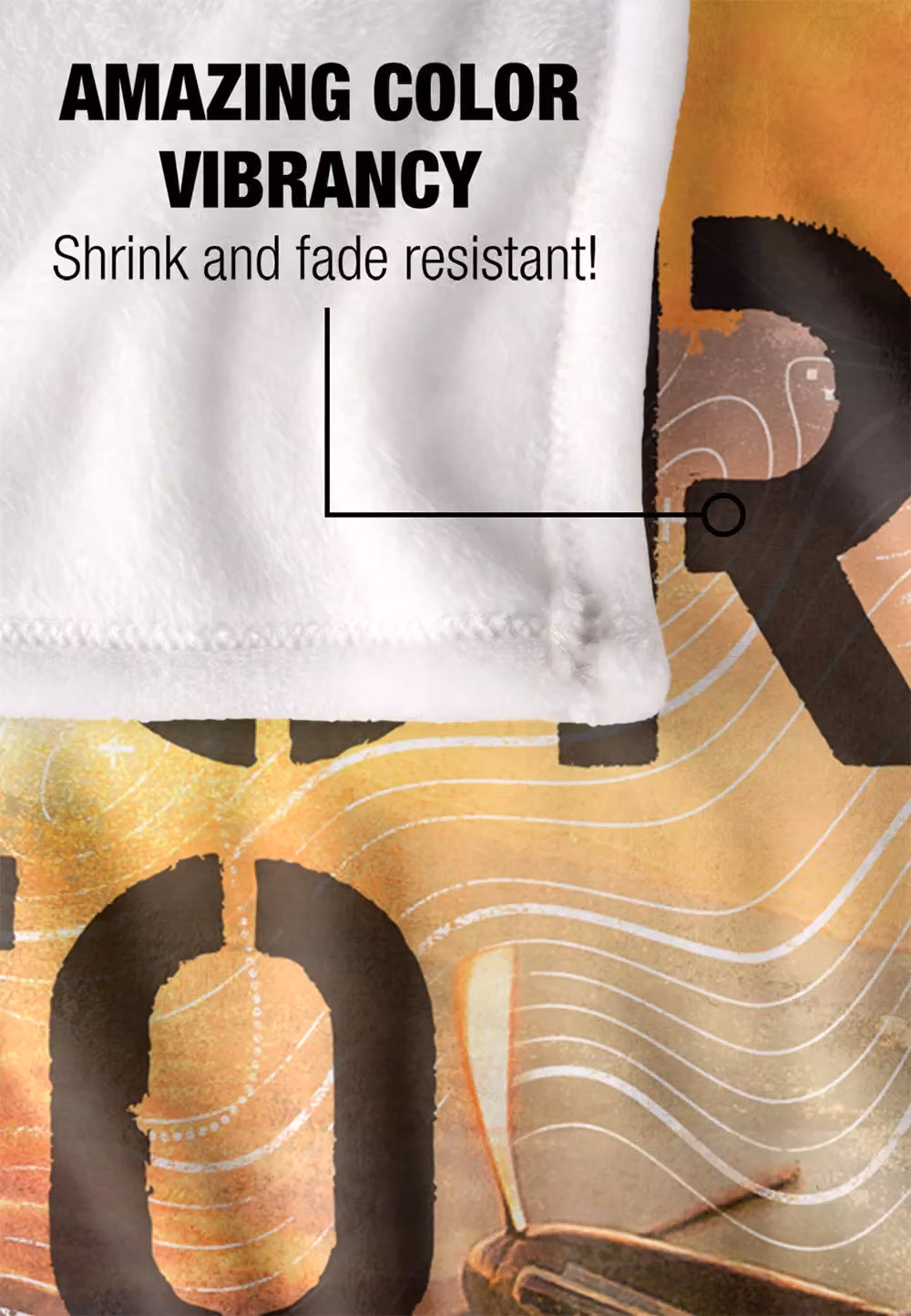 LOGOVISION Top Gun: Maverick Born To Fly Super Soft Fleece Throw Blanket, White, W/D/H: 152 x 127 cm – 5