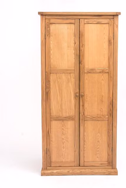 Salerno 2 Door Wardrobe by Cabinet Bits in Light Brown