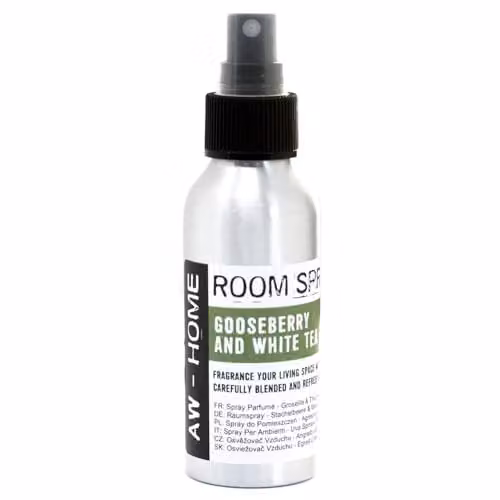 Ancient Wisdom Gooseberry and White Tea Room Spray, 100ml, Silver
