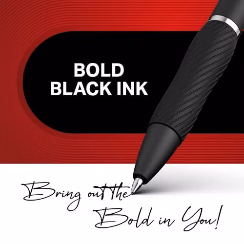 Sharpie S-Gel Medium Point Gel Pens with Black Ink, 3 Pack – 4