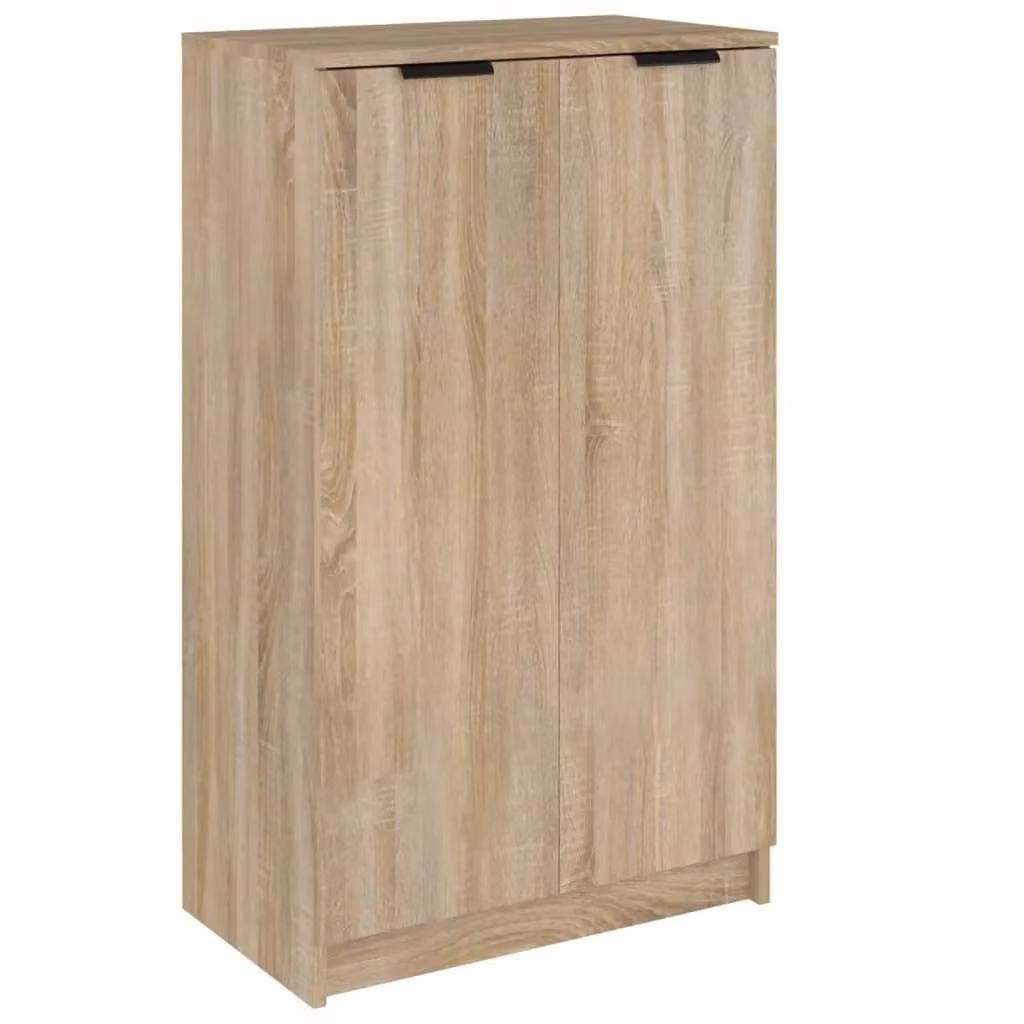 Berkfield Home Sonoma Oak Shoe Cabinet in Brown, W/D/H: 59 x 35 x 100 cm – 2