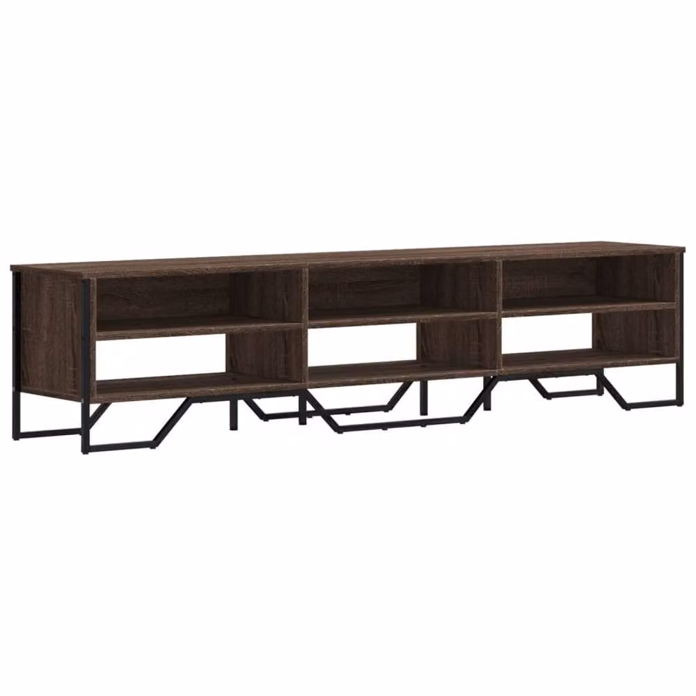 Berkfield Home Brown Oak TV Cabinet, W/D/H: 180 x 34 x 41 cm – 3