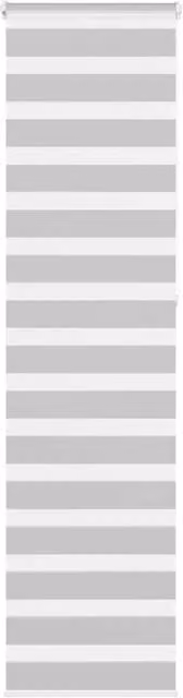 Berkfield Home Grey Polyester Zebra Blind W/H: 55 x 230 cm