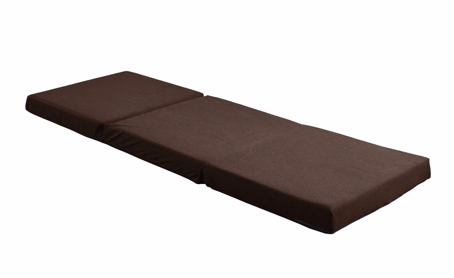 Rest Relax Badenia Visco Therapy Folding Z Bed Futon Mattress, Small Single, Pink and Brown, H: 8 cm – 2