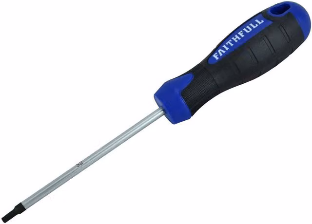 Faithfull Star Torx Manual Screwdriver in Multicolour Steel