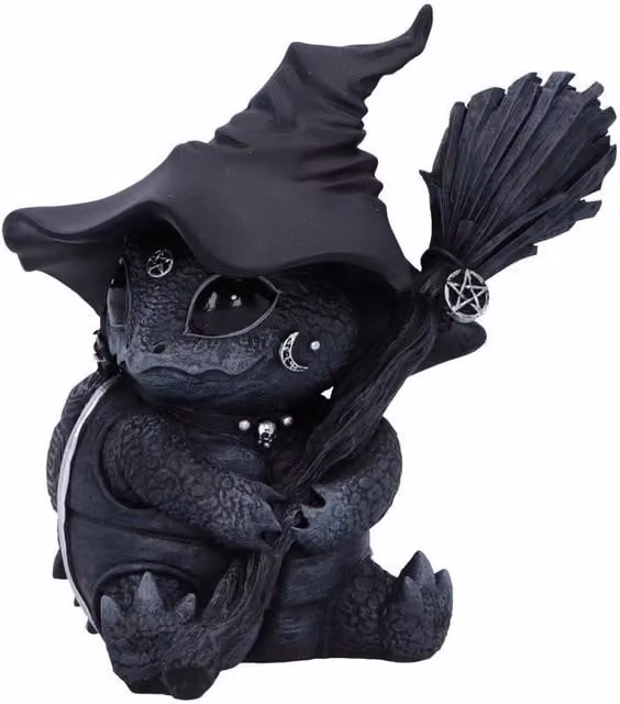 Nemesis Now Cult Cuties Tortoise Figurine in Black and Silver, Height: 10.3 cm