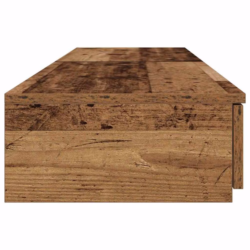 Berkfield Home Decorative Bed Drawers in Old Wood Brown, W: 160 cm, D: 36.5 cm, H: 16.5 cm – 3