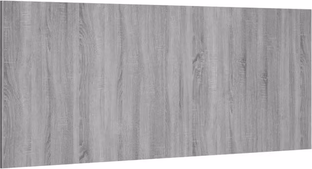 Berkfield Home Grey Sonoma Bed Headboard in Engineered Wood W/D/H: 200 x 1.5 x 80 cm