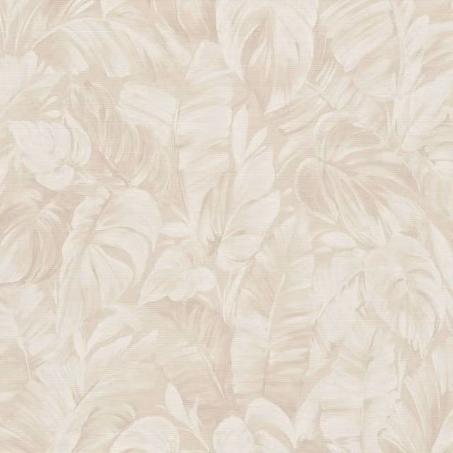 Erismann Play Of Light Palm Leaf Textured Vinyl Wallpaper in Beige