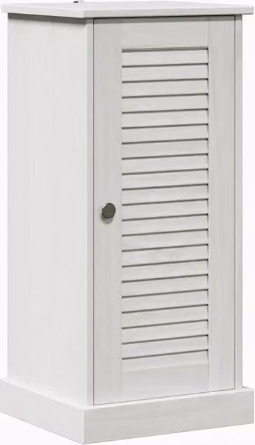 Berkfield Home Antique White MDF Bathroom Cabinet with Internal Shelves and Hinged Doors – 1