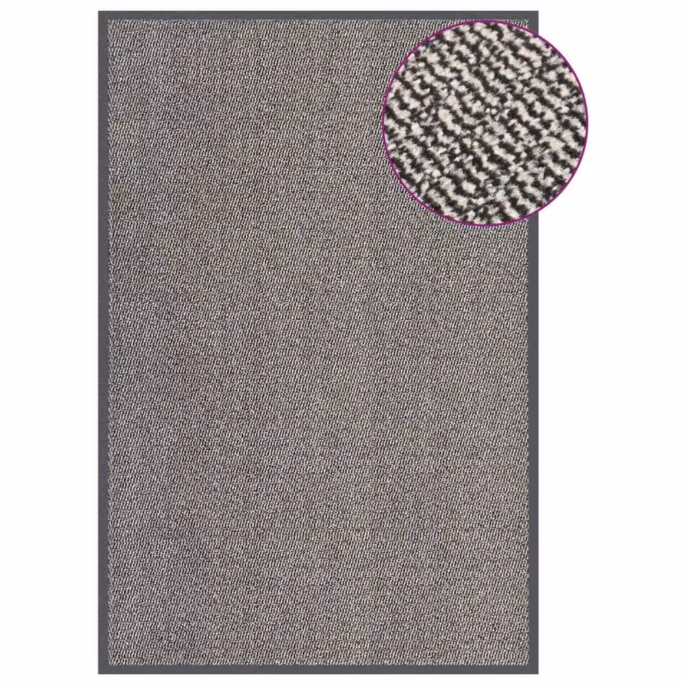 Berkfield Home Tufted Non-Slip Doormat, Brown, W: 120 cm, D: 180 cm – 2