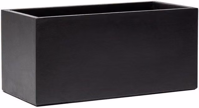 Primrose Dark Grey Terracotta Fibre Trough Planter 60cm