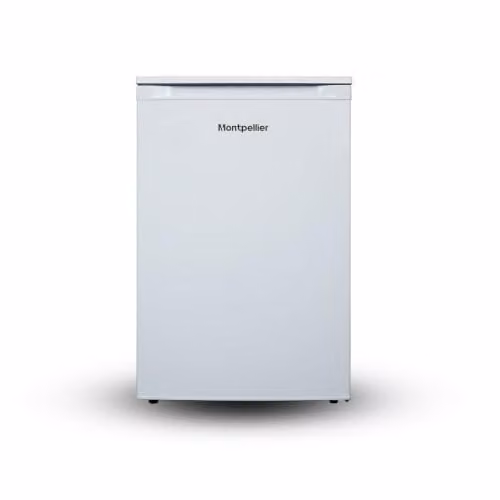 Montpellier MDAUCL54W White Undercounter Larder Fridge with 128L Capacity and E Energy Rating