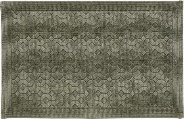 Murmur Stella Graphic Cotton Bath Mat, Mourne Green