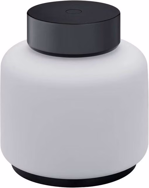 Blomus FAWN Mobile LED Tabletop Lamp in Black with Rechargeable Battery and Dimmable Touch Control