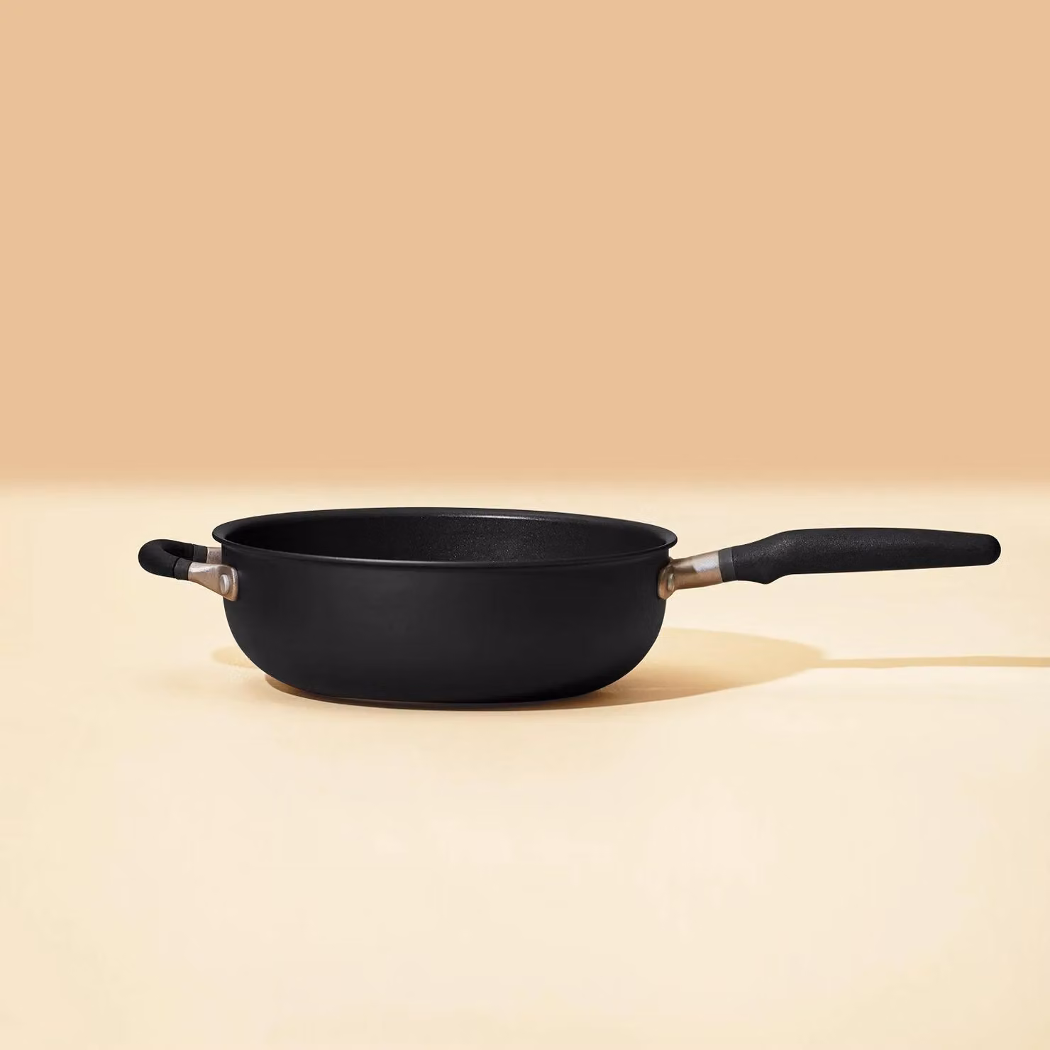 Meyer Accent Non Stick Saute Pan, Black, 26cm – 3