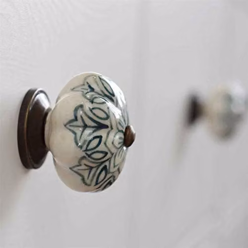 Nicola Spring Ceramic Cabinet Knobs, Pack of 12, Green – 4