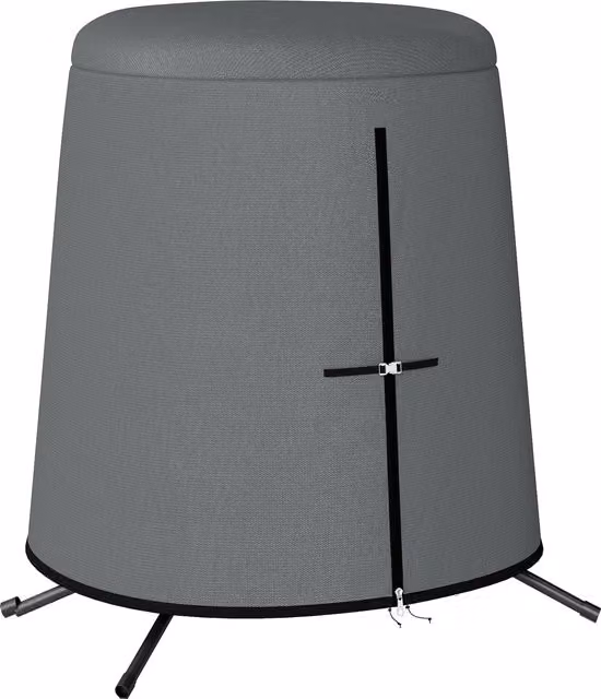 Outsunny Grey Hanging Egg Chair Protective Cover W: 196 cm, D: 230 cm – 1