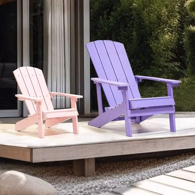 Wyld and Coco Modern Outdoor Chair in Matt Purple – 1