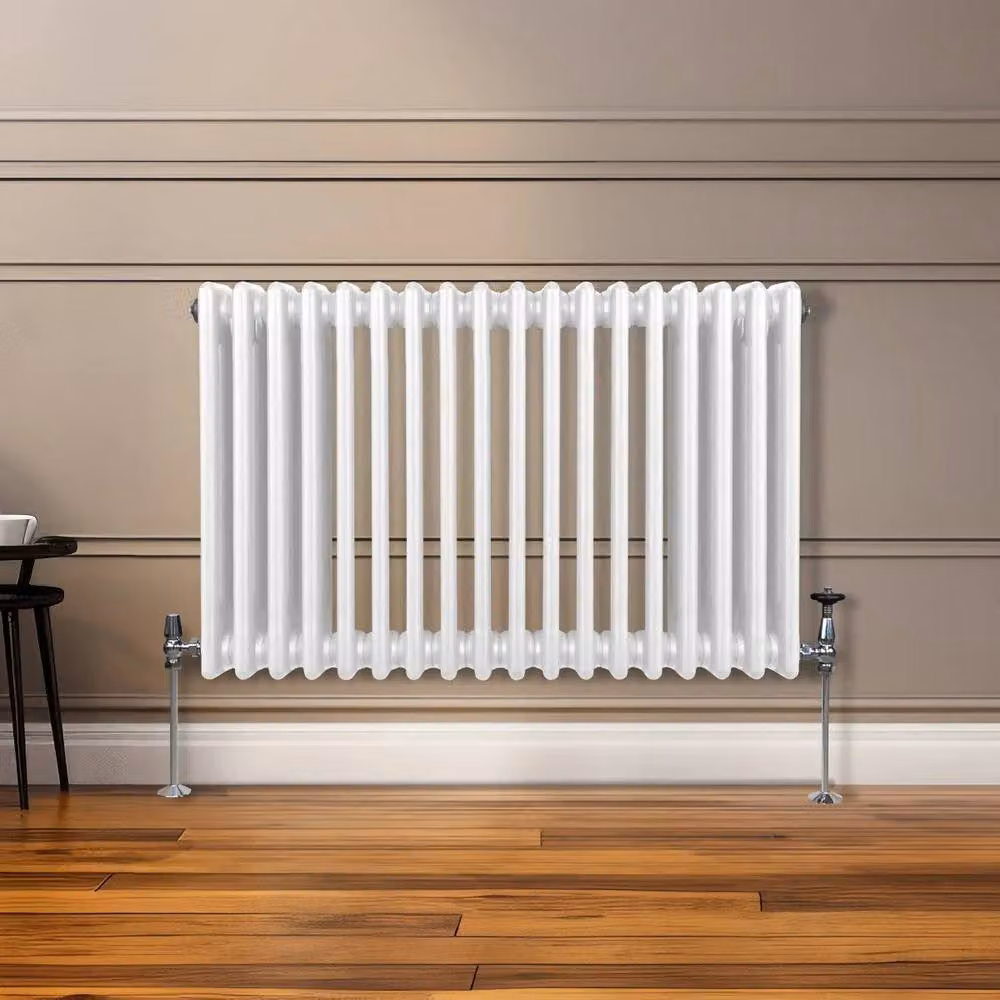 Monstershop Traditional 3 Column Steel Radiator in White, W/D/H: 60.0 x 10.0 x 83.2 cm – 3