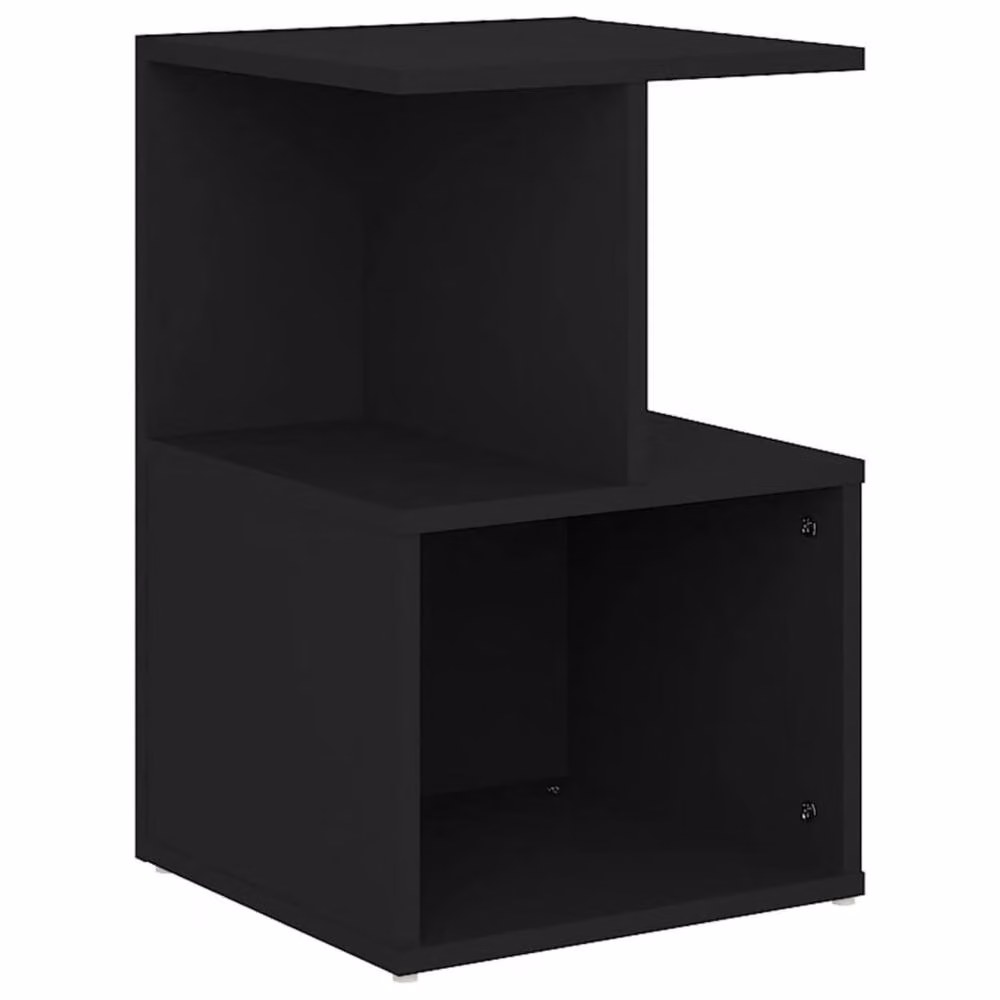 Berkfield Home Elegant Bedside Cabinet in Black, W/D/H: 35 x 35 x 55 cm – 3