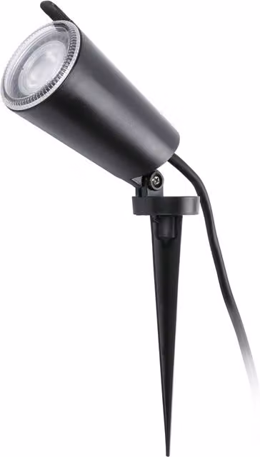 Netlighting Toni 1 Light Outdoor Display and Spot in Black, IP65, GU10, Saltwater Resistant