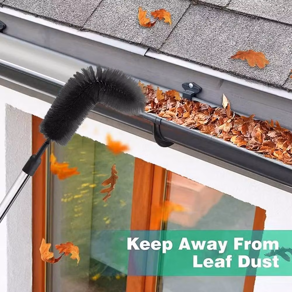 Ventryn Extendable Telescopic Pole Gutter Cleaning Brush in Black – 5