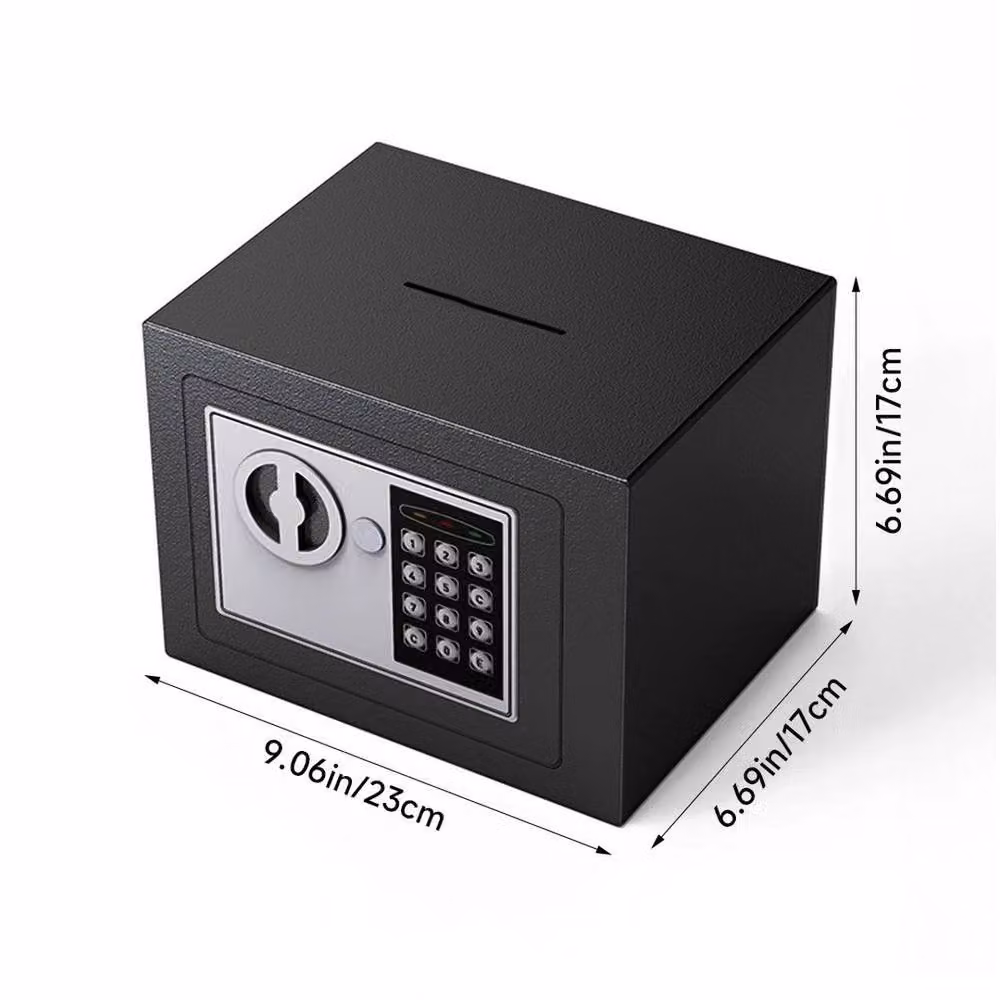FLAVORA Digital Electronic Security Safe Box in Black – 2