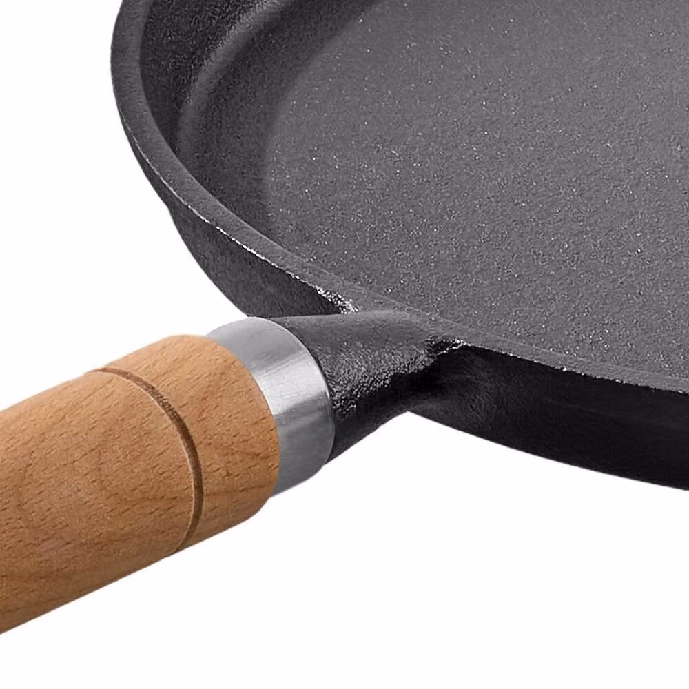 Pawnora Black Enamel Cast Iron Round Frying Pan, Diameter: 22 cm – 3