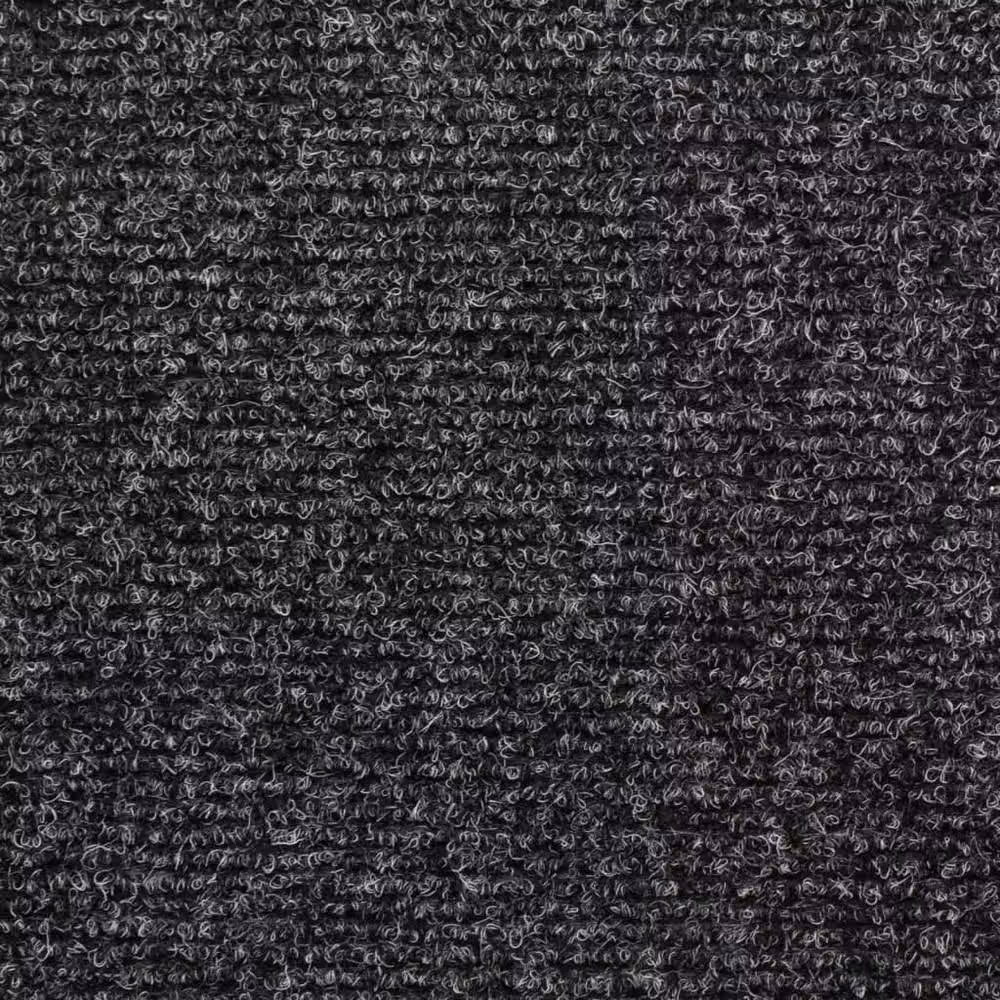 Berkfield Home Self-Adhesive Needle Punch Stair Mats, 15 Pack, Grey, W/D/H: 65 x 21 x 4 cm – 5