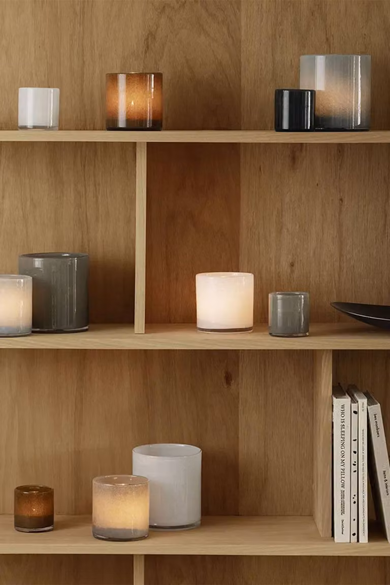 Blomus Saga Small Lantern Candle Holder with Magnet in Black