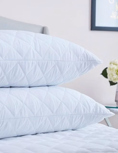 Silentnight Soft as Silk Microfibre Mattress and Pillow Protector Set, White, 90 x 190 cm