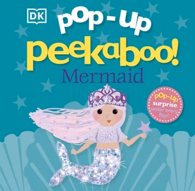 DK Pop-Up Peekaboo Mermaid Multicolour Cardboard Board Book