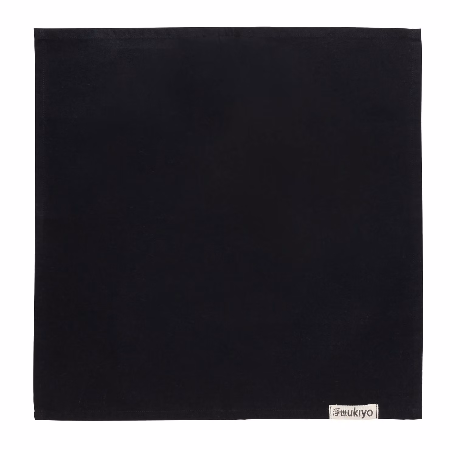 Ukiyo Black Cotton Napkins Set of 4 – 2
