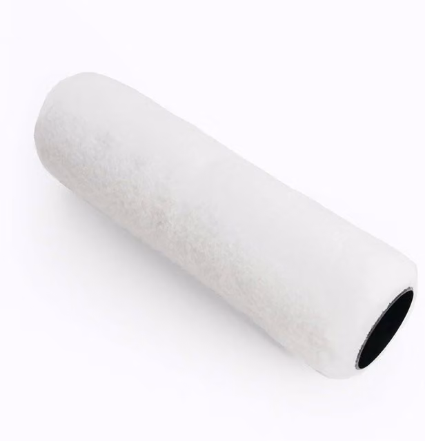 Hemway Premium 9 inch Reusable and Recyclable Paint Roller Refill Sleeve in White
