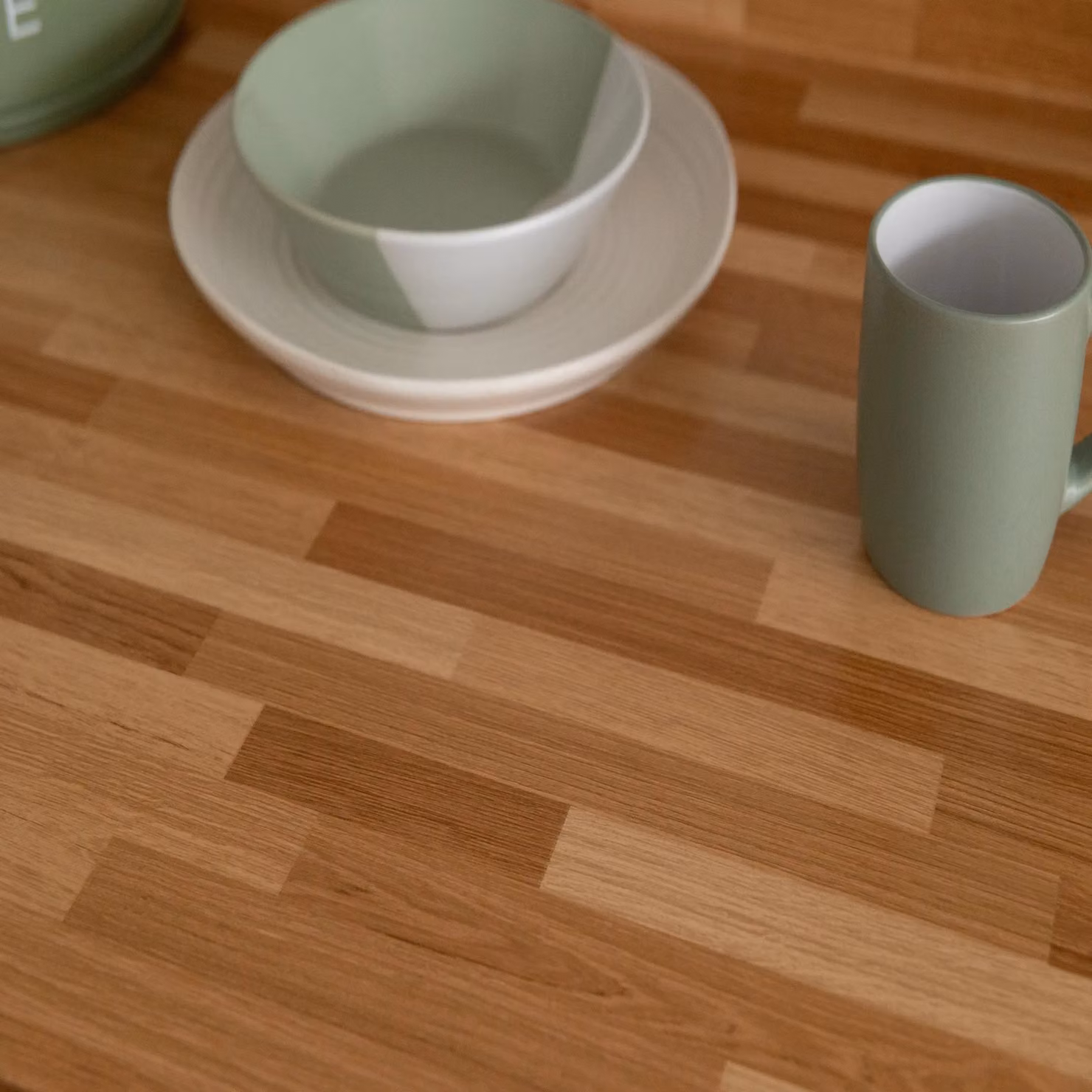 D-C-Fix Modern Butchers Block Self Adhesive Vinyl Wrap Film, Brown, W: 67.5 cm, H: 100 cm – 2