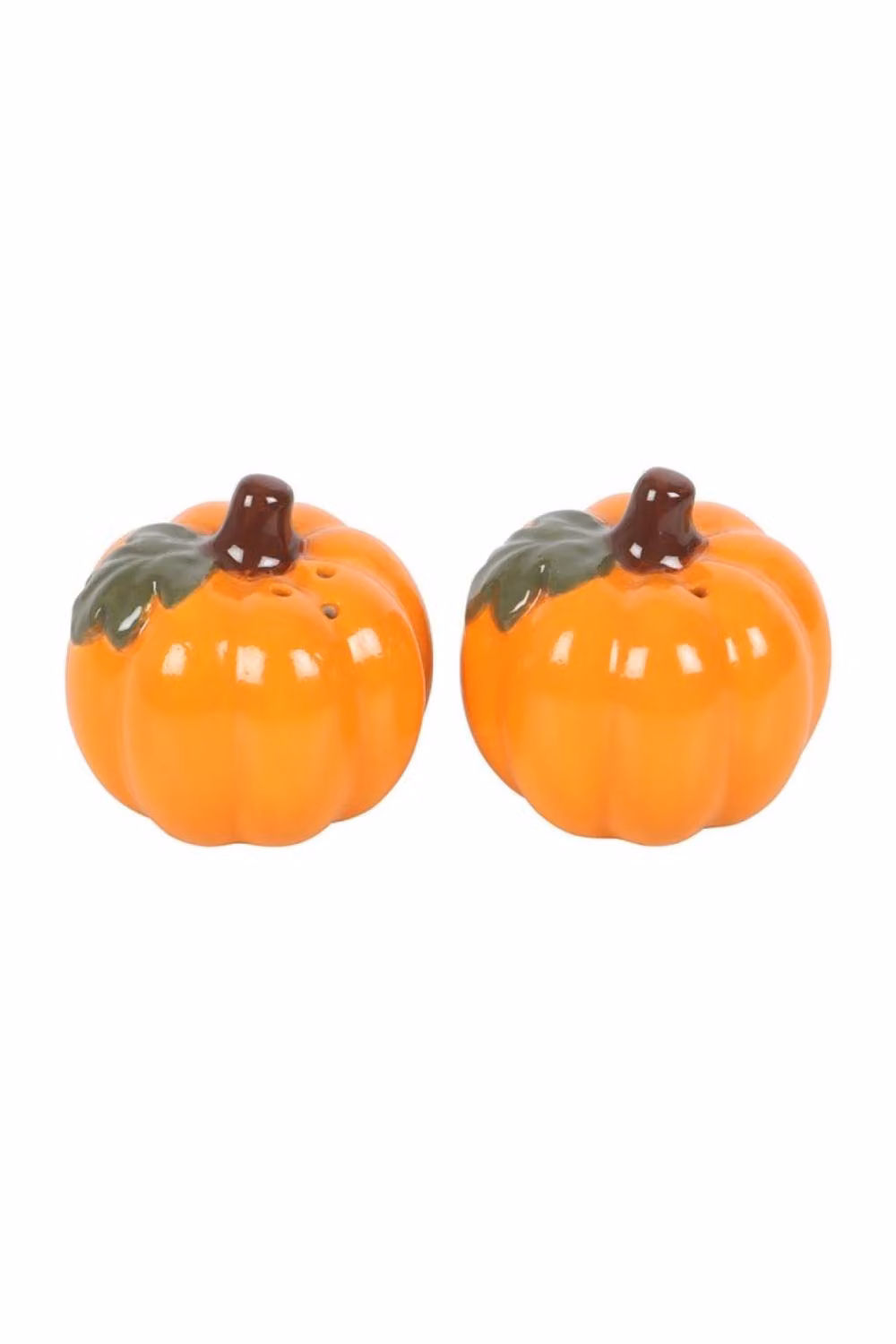 KDMD Pumpkin Salt and Pepper Shakers in Orange Ceramic – 2