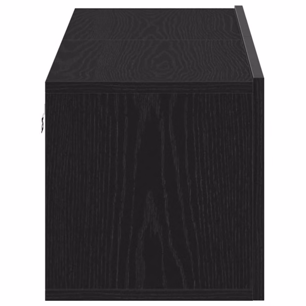 Berkfield Home Black Oak TV Cabinet, W/D/H: 120 x 30 x 30.5 cm – 4