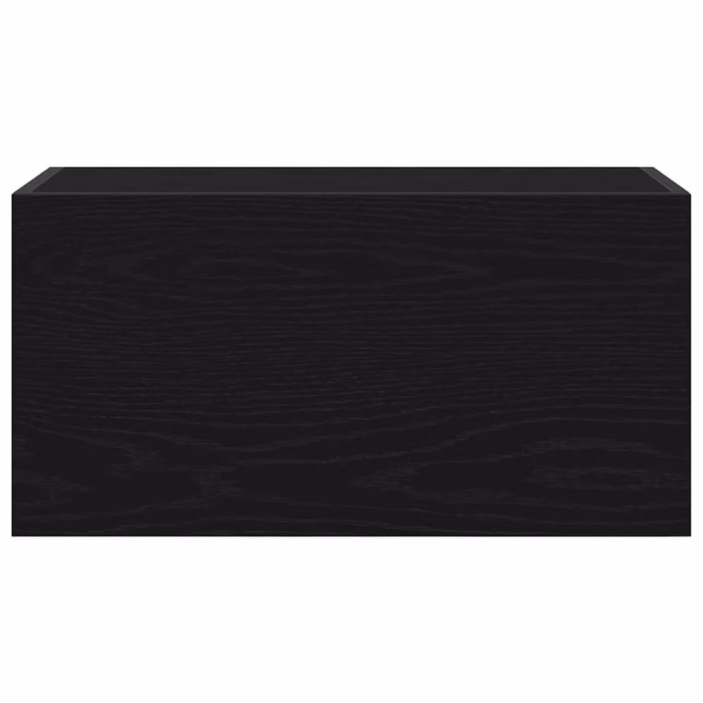 Berkfield Home Black Matt Bathroom Wall Cabinet W: 60 cm, D: 25 cm, H: 30 cm – 3