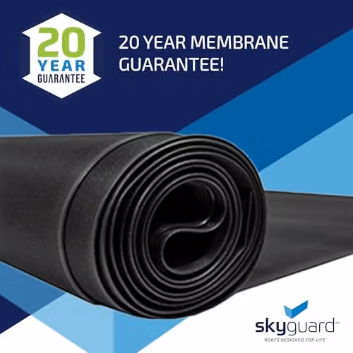 SkyGuard EPDM Rubber Shed Roof Kit in Black – 2