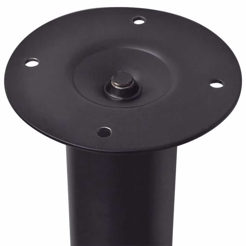 Berkfield Home Telescopic Metal Table Legs, 4 Pieces, Black, Height: 710 mm - 1100 mm – 2