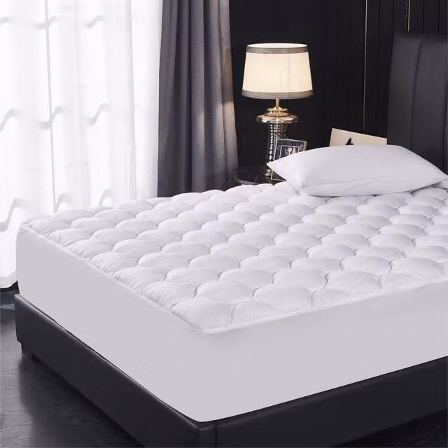 Ezysleep Deep Fill Super Soft Mattress Topper, White, Width: 90 cm