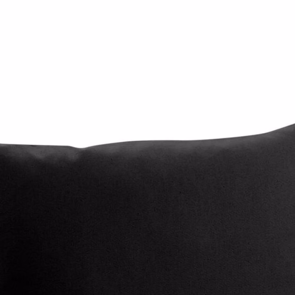 Westford Mill Plain Square Cotton Cushion Cover in Black – 2