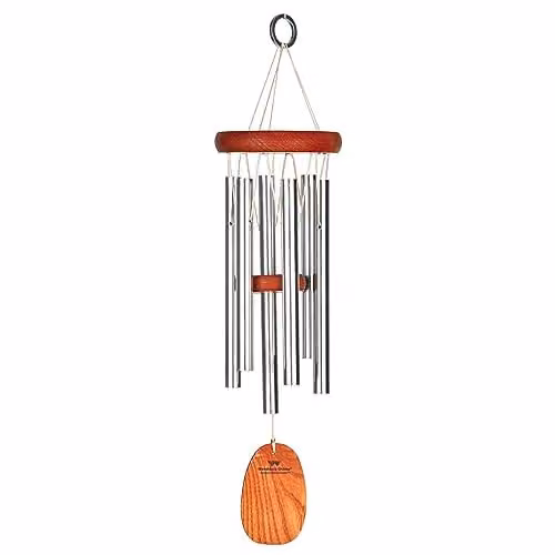 Woodstock Chimes Amazing Grace Small Silver Wind Chime