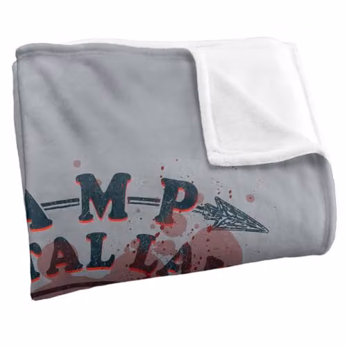 Warner Bros. Friday The 13th Camp Counselor Victim Super Soft Fleece Throw Blanket, Multicolour, W: 91 cm, D: 147 cm – 2