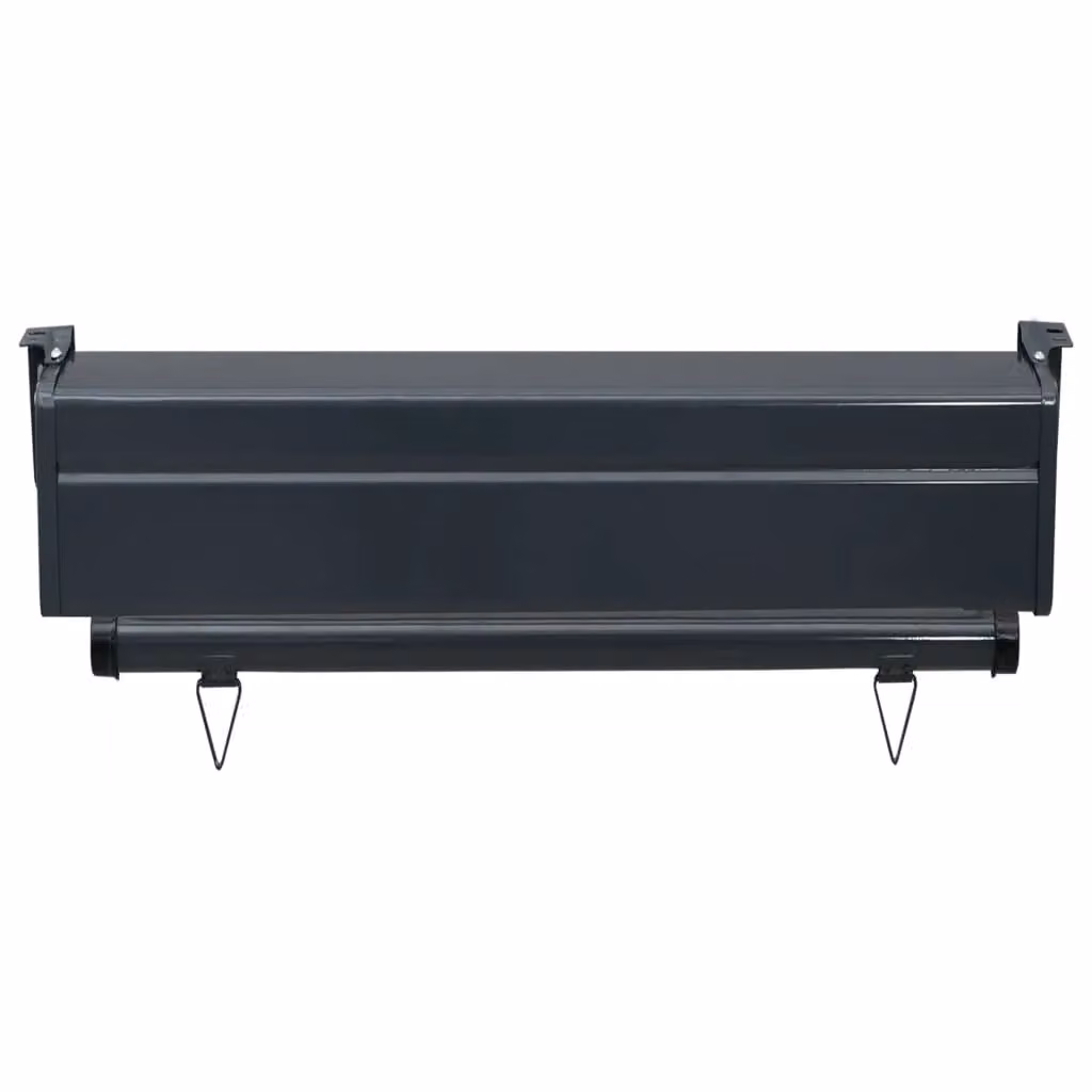 Berkfield Home Balcony Side Awning in Black, W/H: 250 x 65 cm – 4