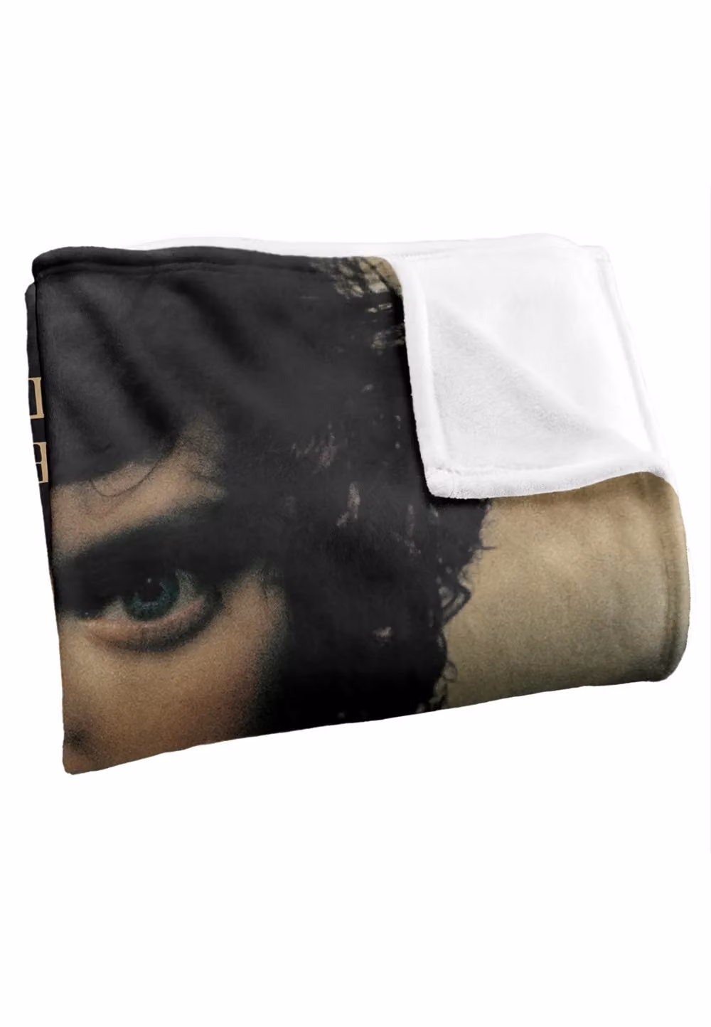 Lord of the Rings Frodo One Ring Poster Super Soft Throw Blanket, White, W/D: 152 x 127 cm – 3